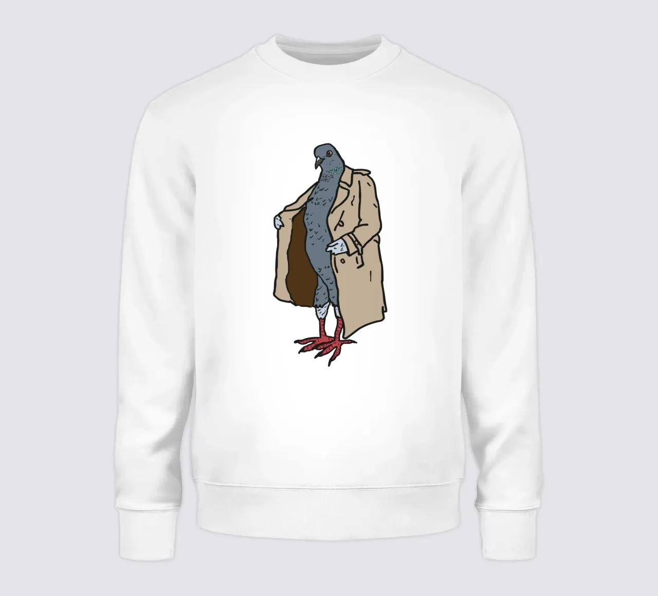 Pigeon Flasher felpa da Melty Shirts