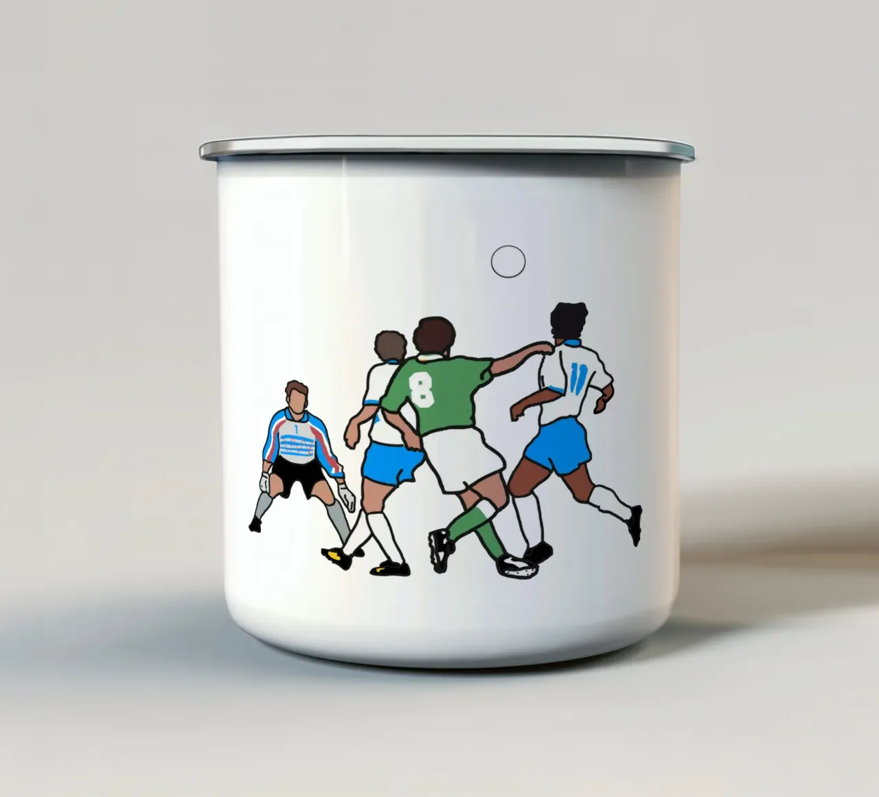 Houghton in Giants Stadium tazza in smalto da Melty Shirts