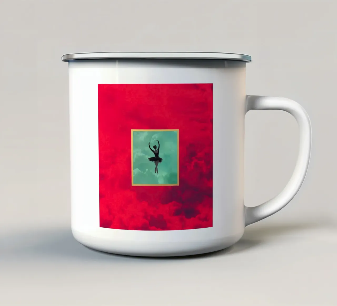 Bella Ballerina tazza in smalto da martina