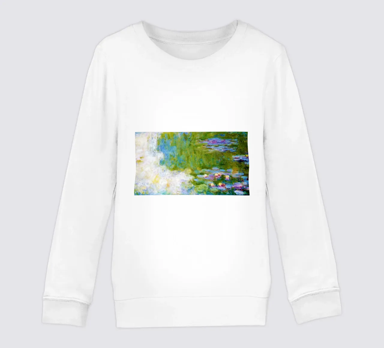 Ninfee (1900 circa) di Claude Monet felpa bambino da Jolie Prints