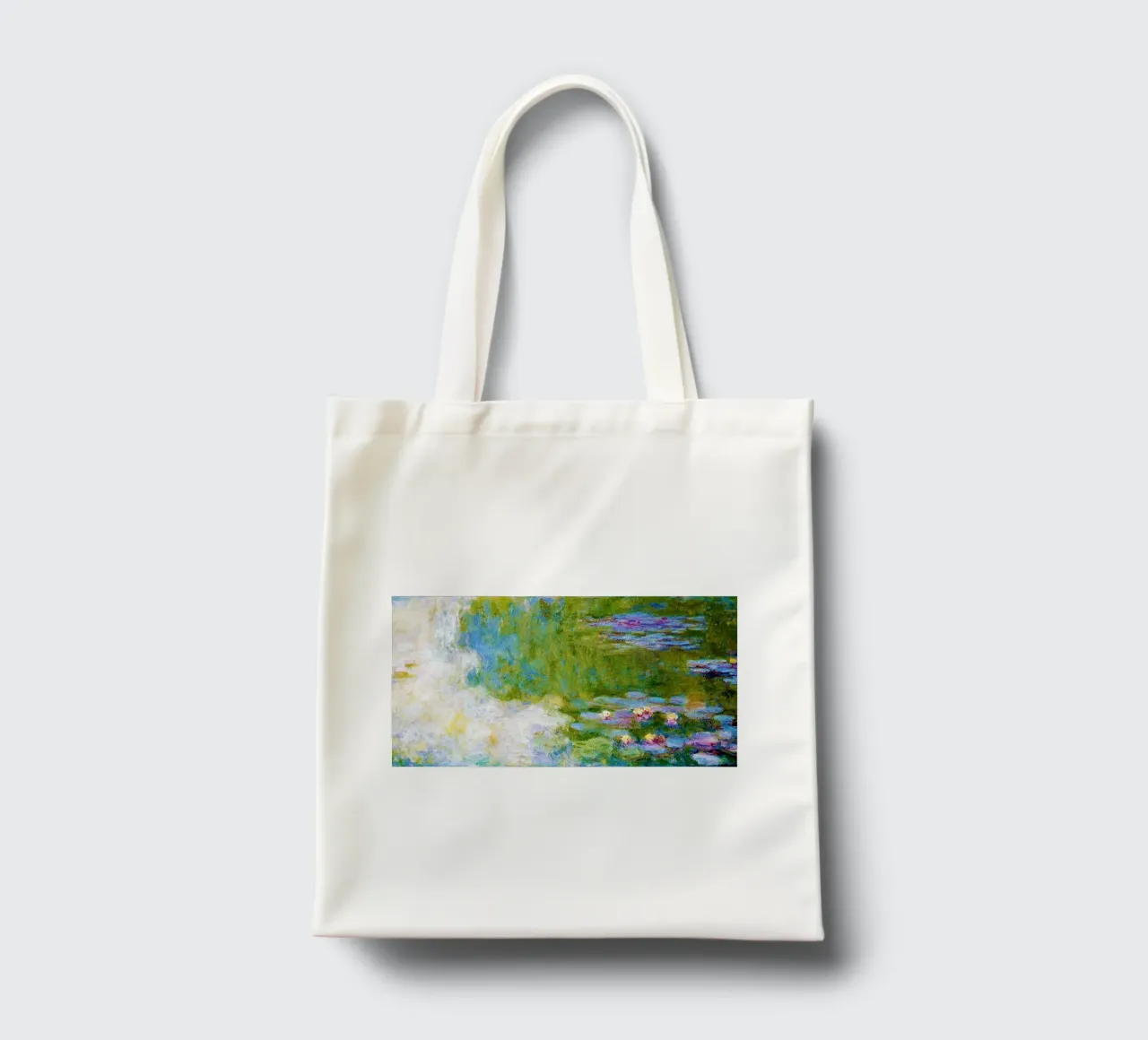 Ninfee (1900 circa) di Claude Monet borsa in juta da Jolie Prints