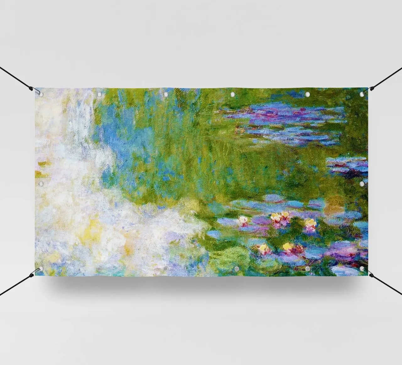 Ninfee (1900 circa) di Claude Monet telo in pvc da Jolie Prints