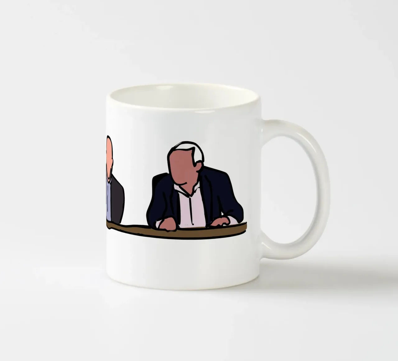 Three Wise Men - John Giles, Liam Brady, Eamon Dunphy tazza in ceramica da Melty Shirts