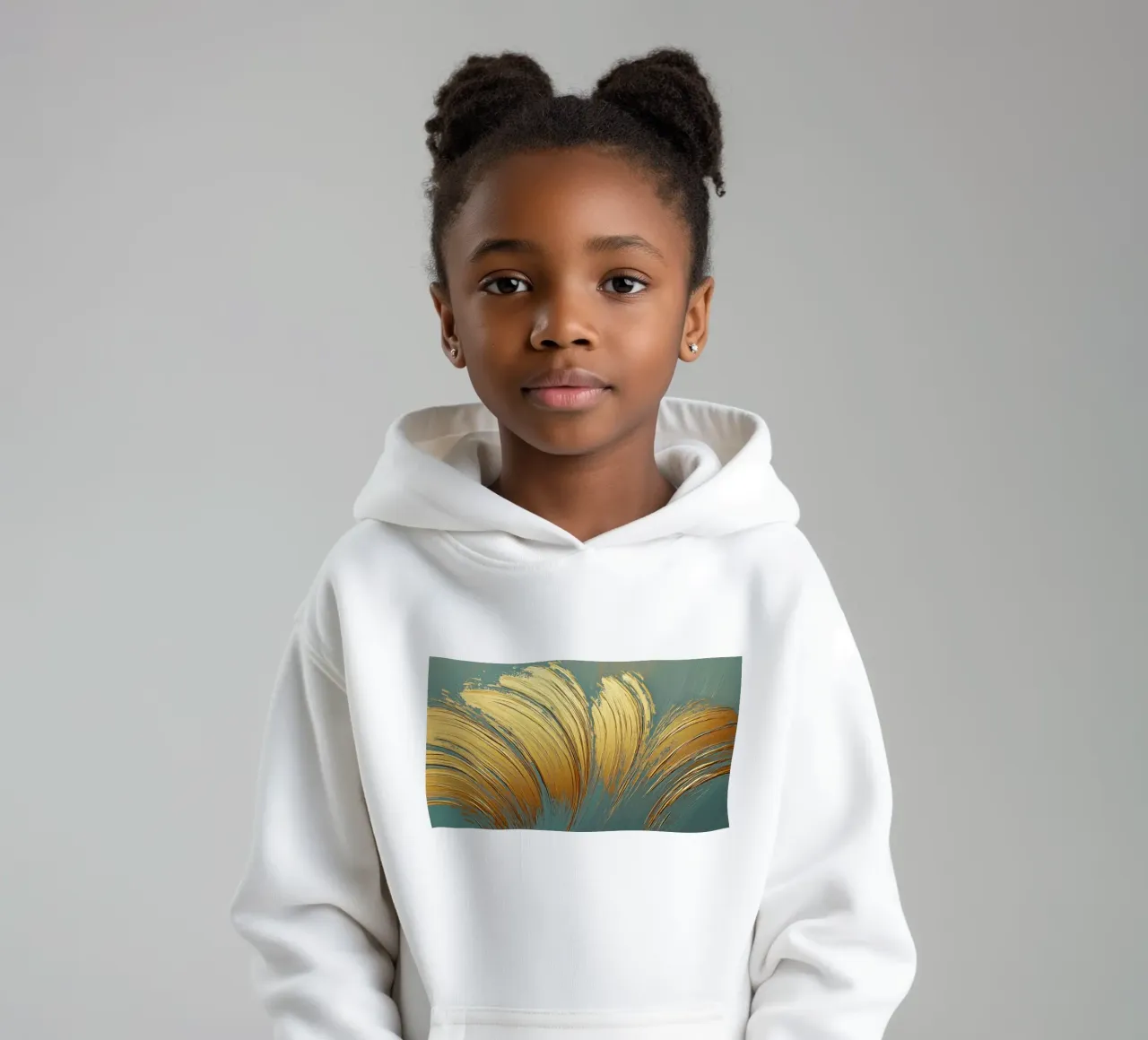 Spazzola d'oro felpa bambino con cappuccio da Imagine
