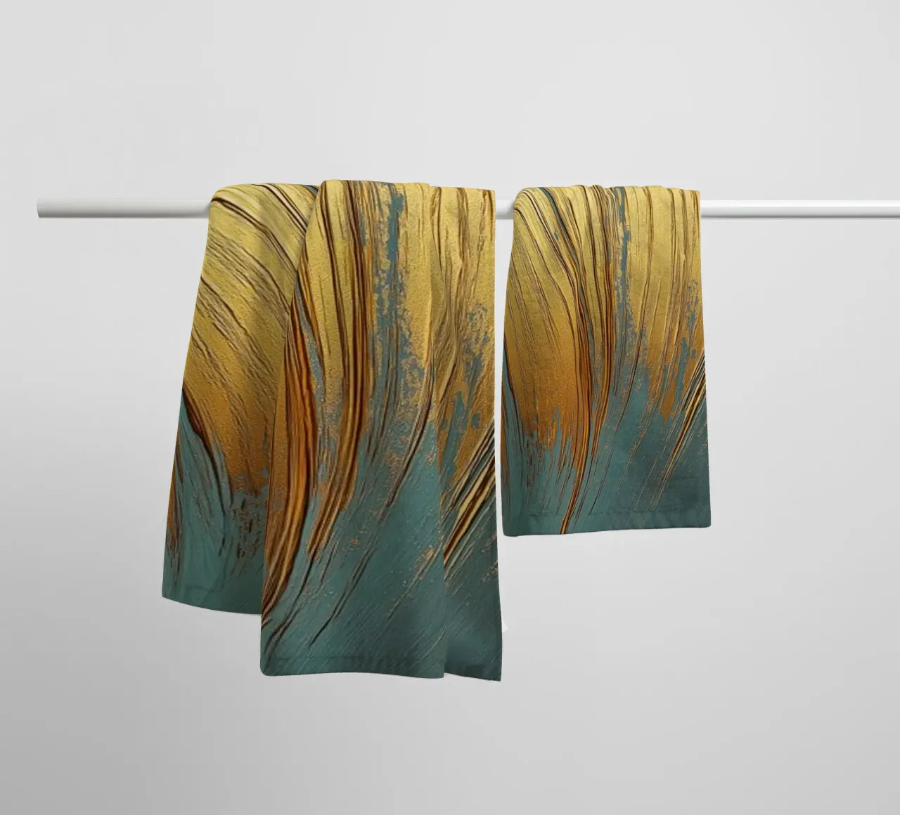 Spazzola d'oro asciugamano da bagno da Imagine