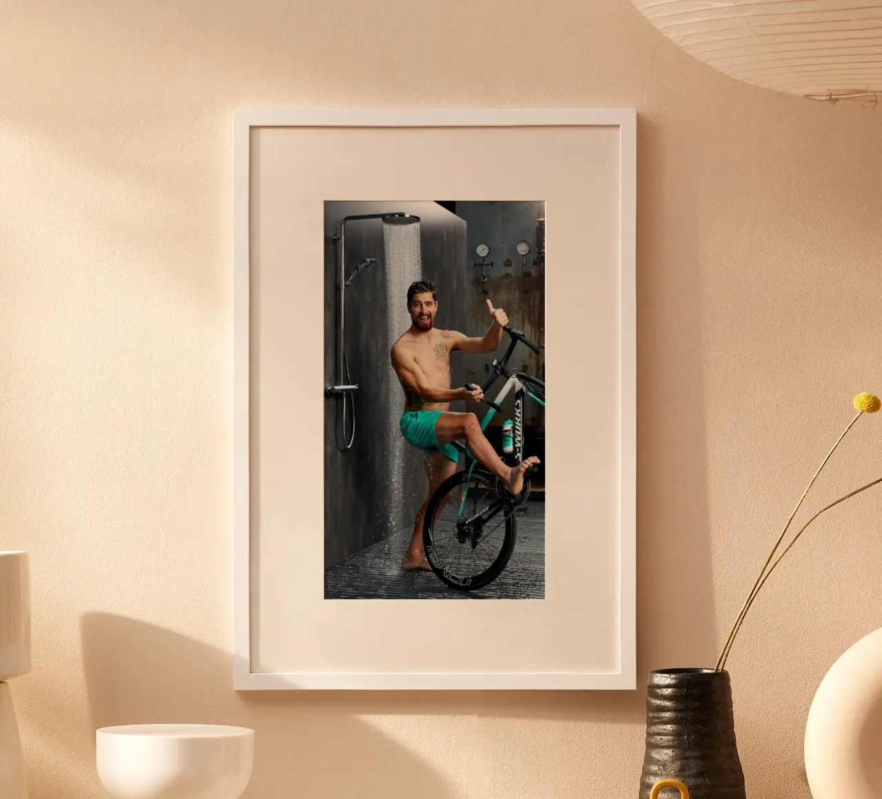 Peter Sagan pubblicizza le biciclette poster da addelia shope