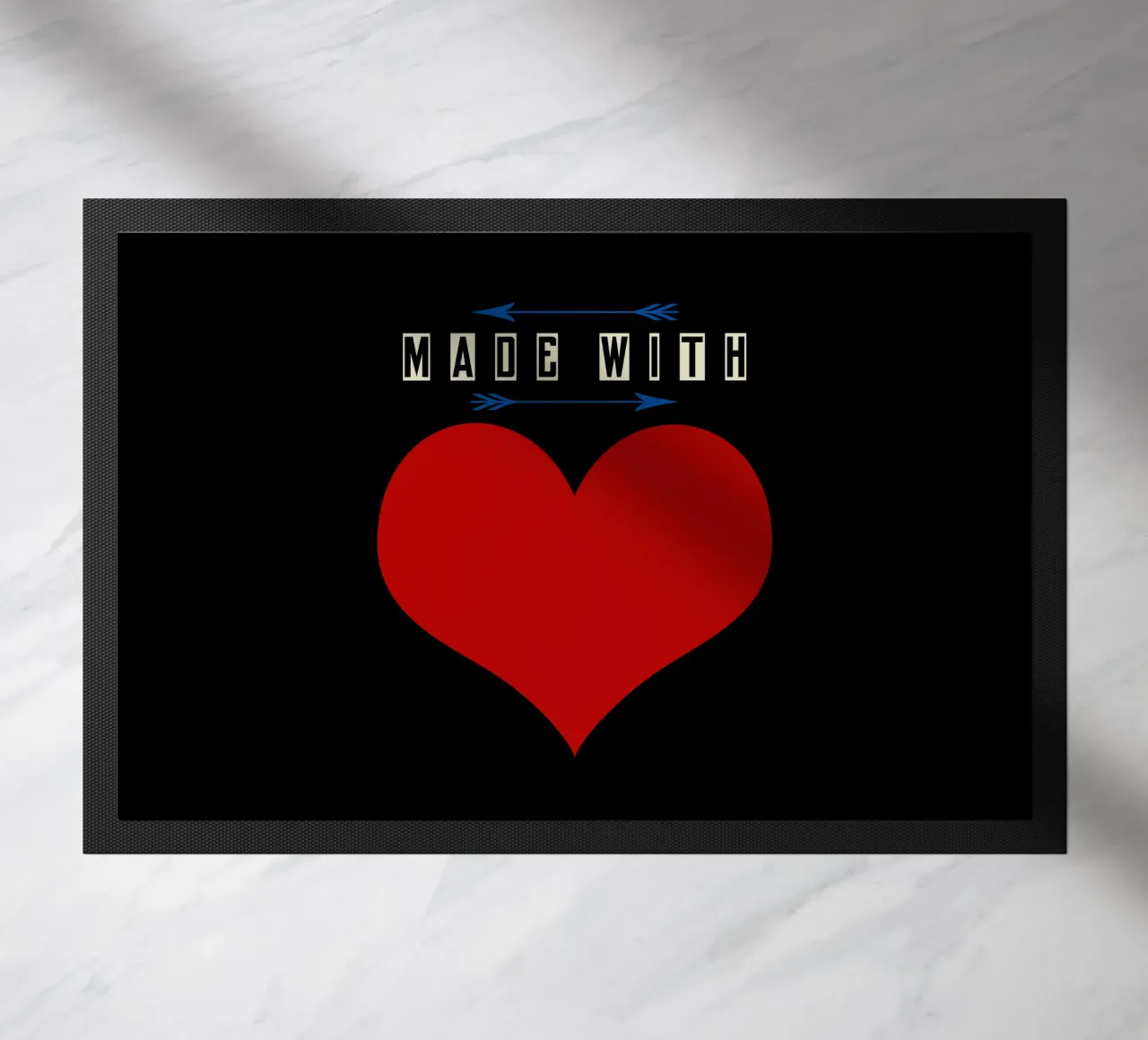 Made with heart Red zerbino da TijanaArtStudio88