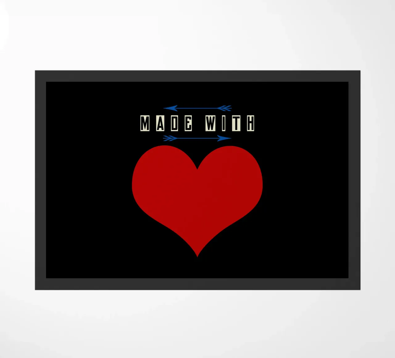 Made with heart Red zerbino da TijanaArtStudio88