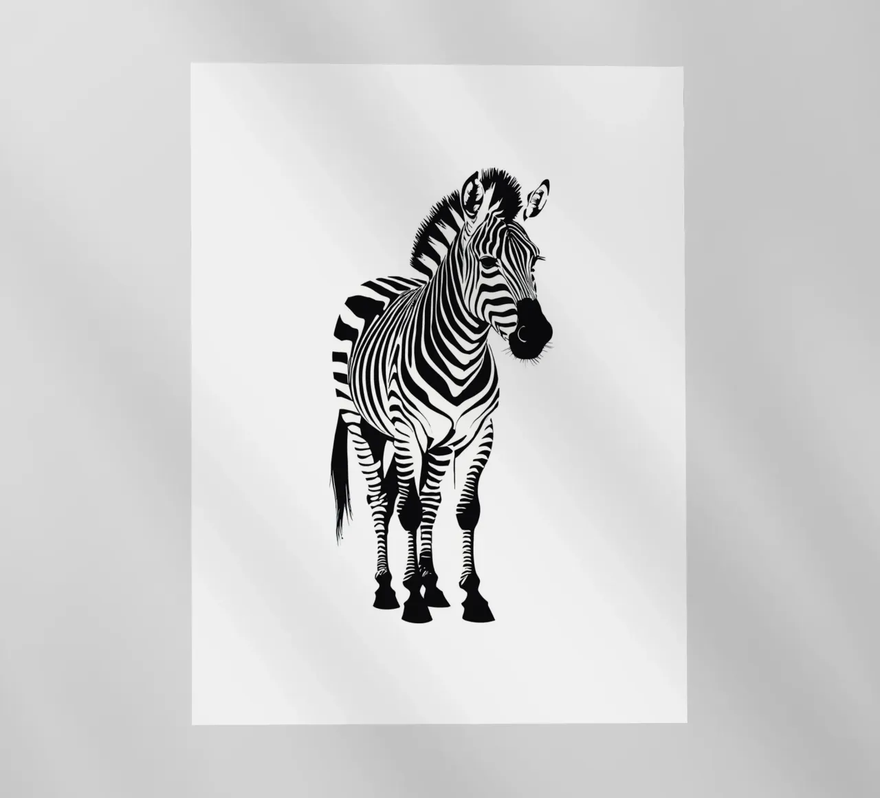 Zebra pellicola backlit da Dumery Art