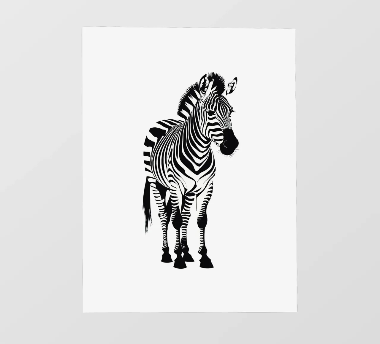Zebra pellicola backlit da Dumery Art