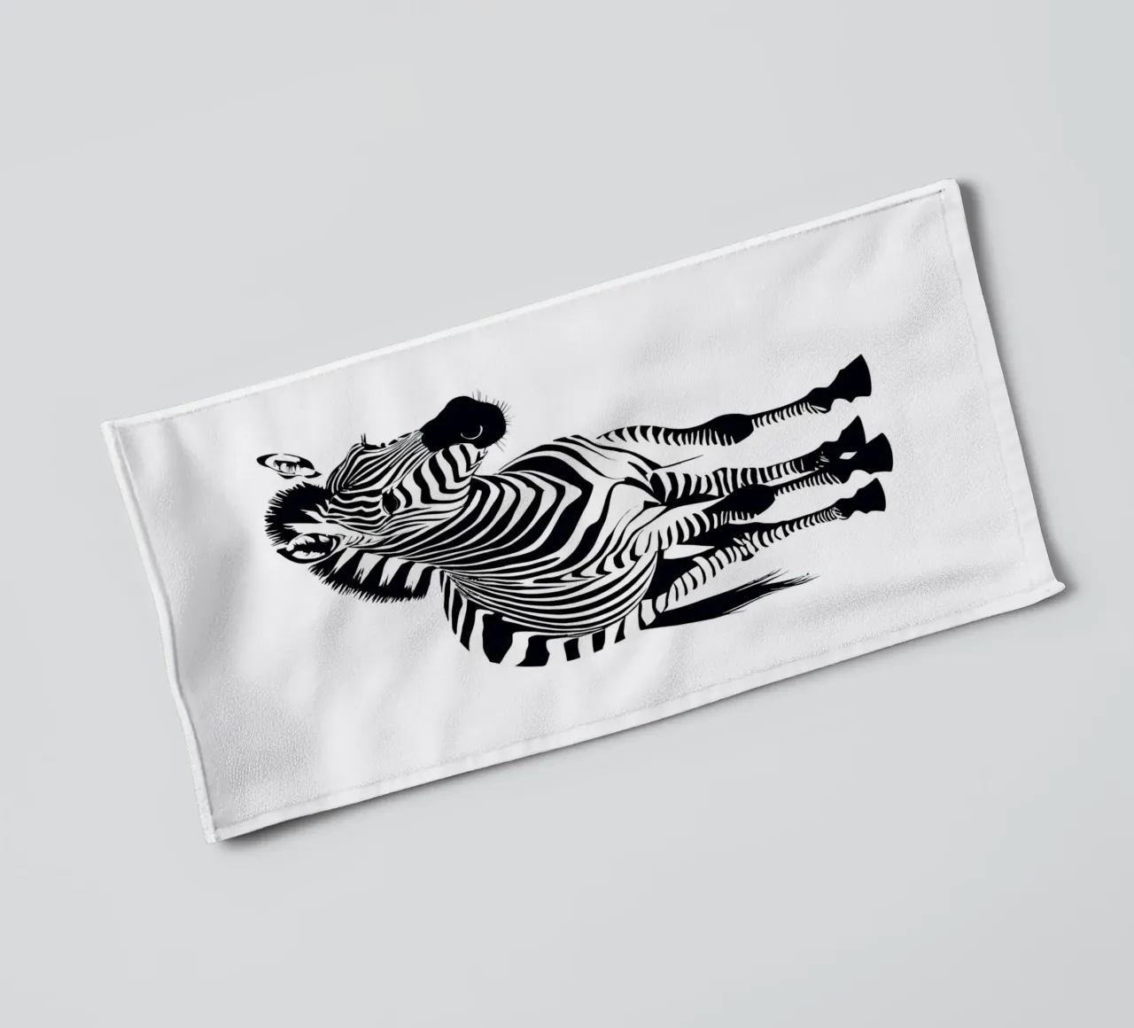 Zebra asciugamano da bagno da Dumery Art