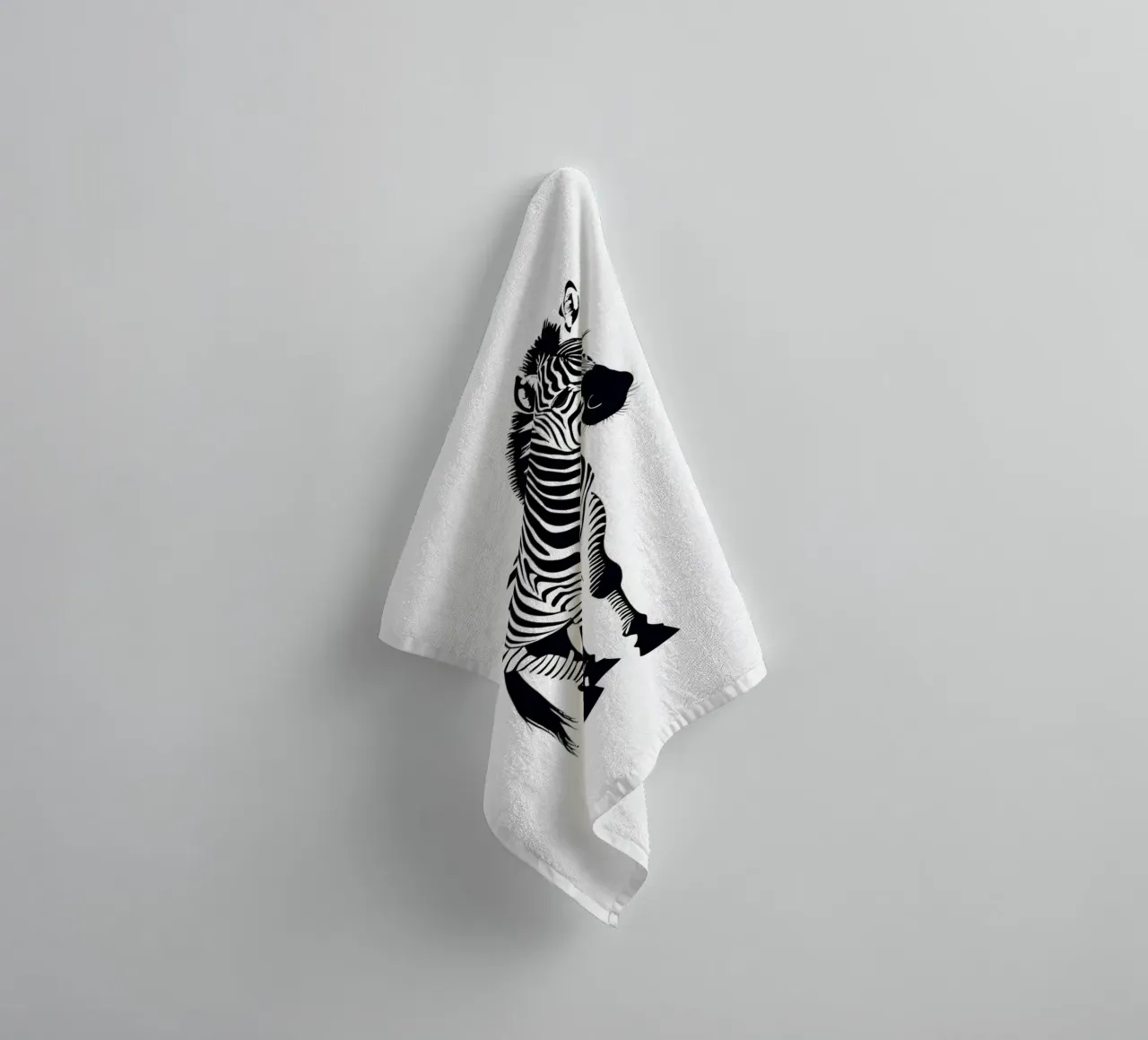 Zebra asciugamano da bagno da Dumery Art