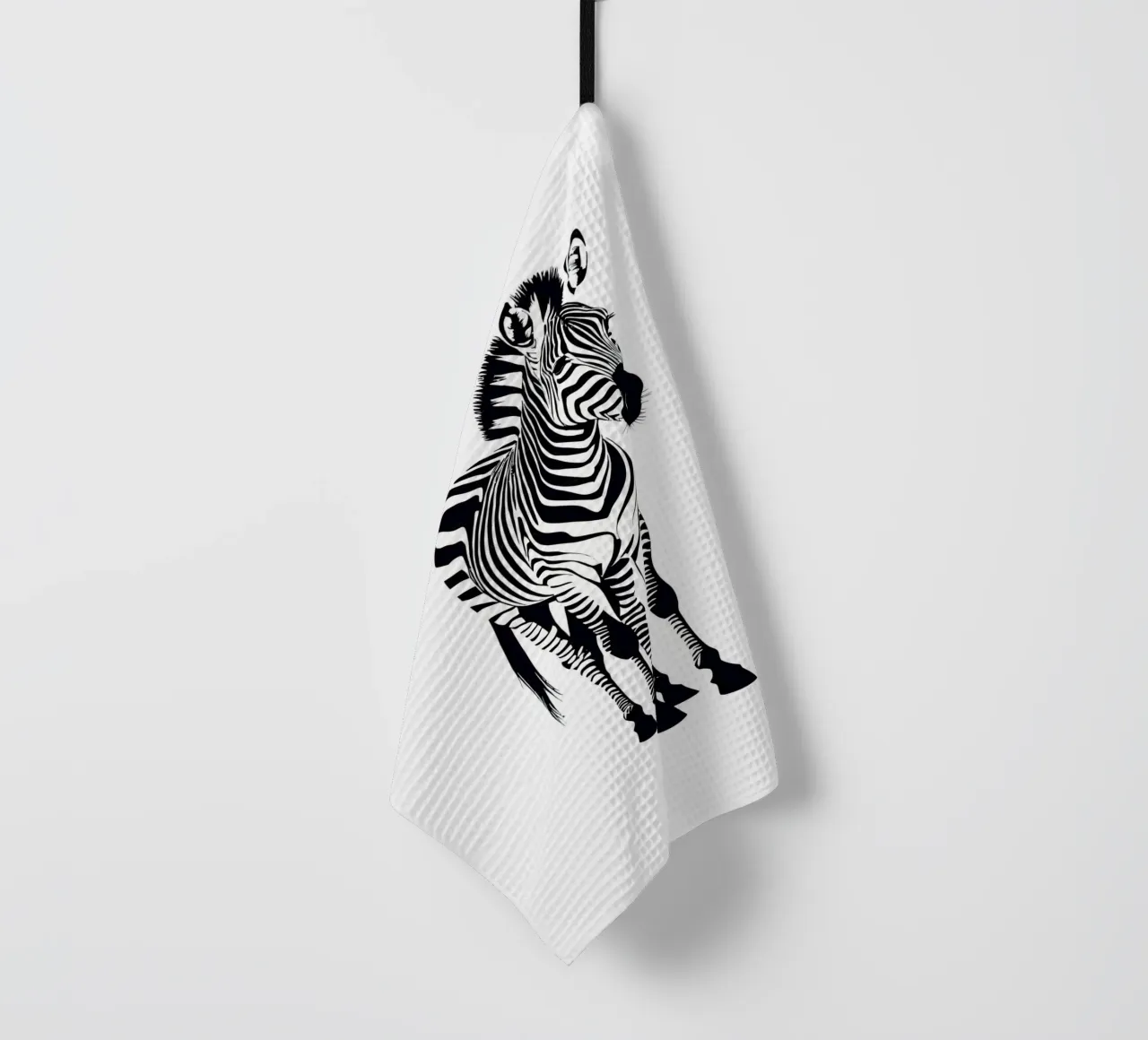 Zebra canovaccio da cucina da Dumery Art