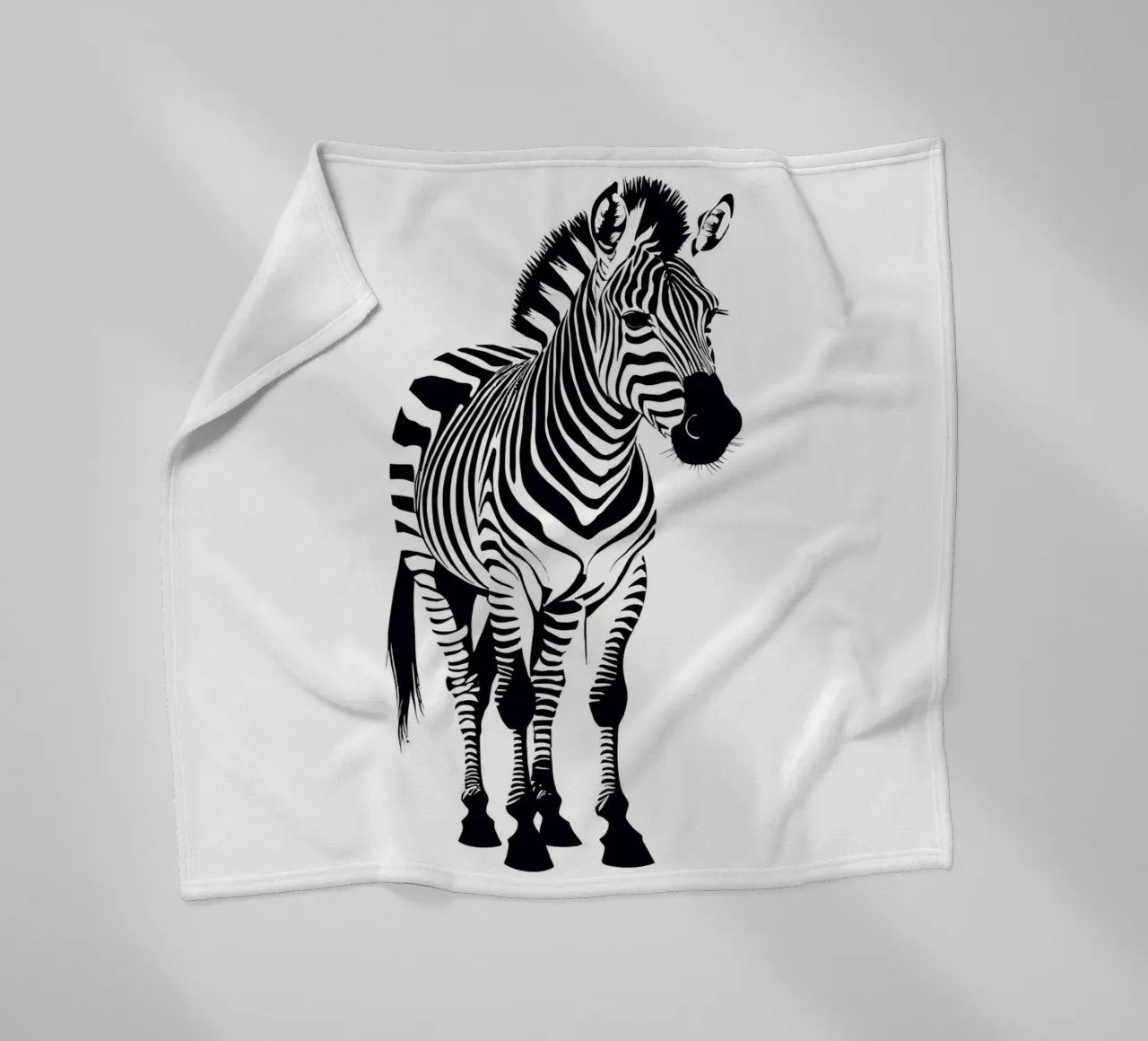 Zebra coperta in pile da Dumery Art