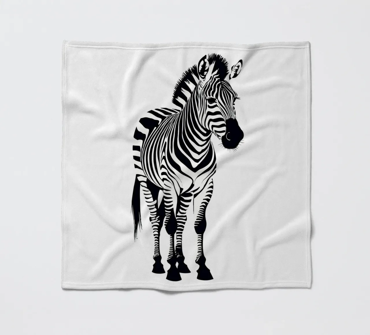Zebra coperta in pile da Dumery Art