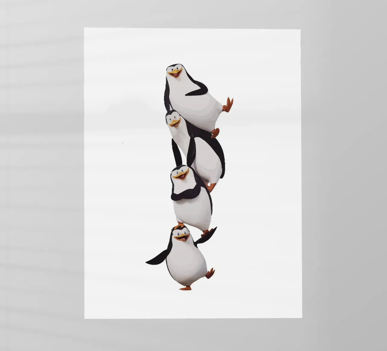 Penguin pellicola backlit da Dumery Art