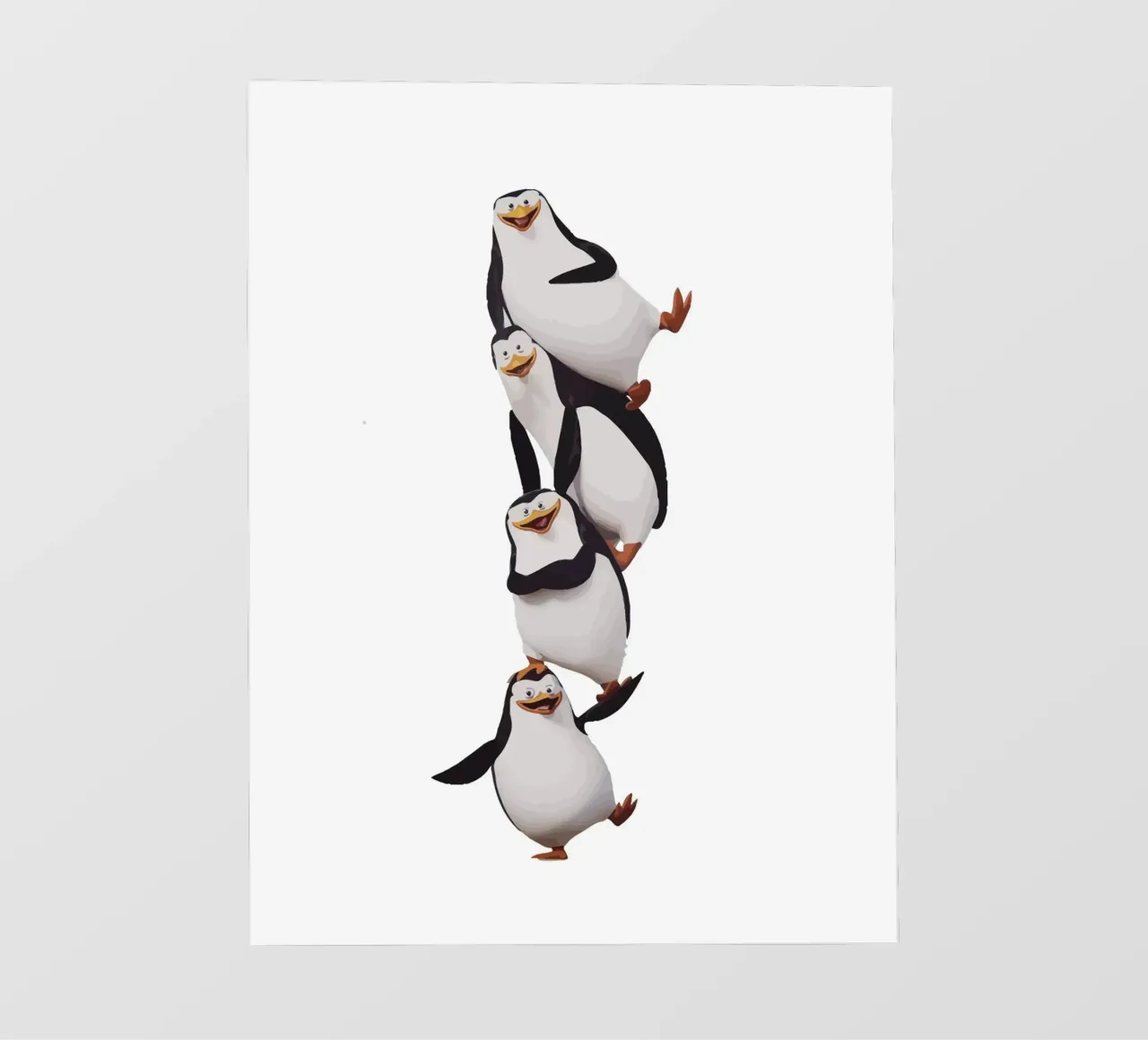 Penguin pellicola backlit da Dumery Art