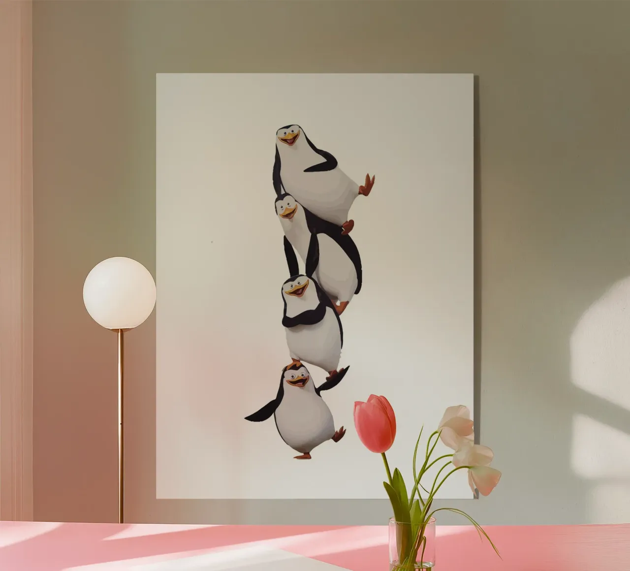 Penguin plexiglass da Dumery Art