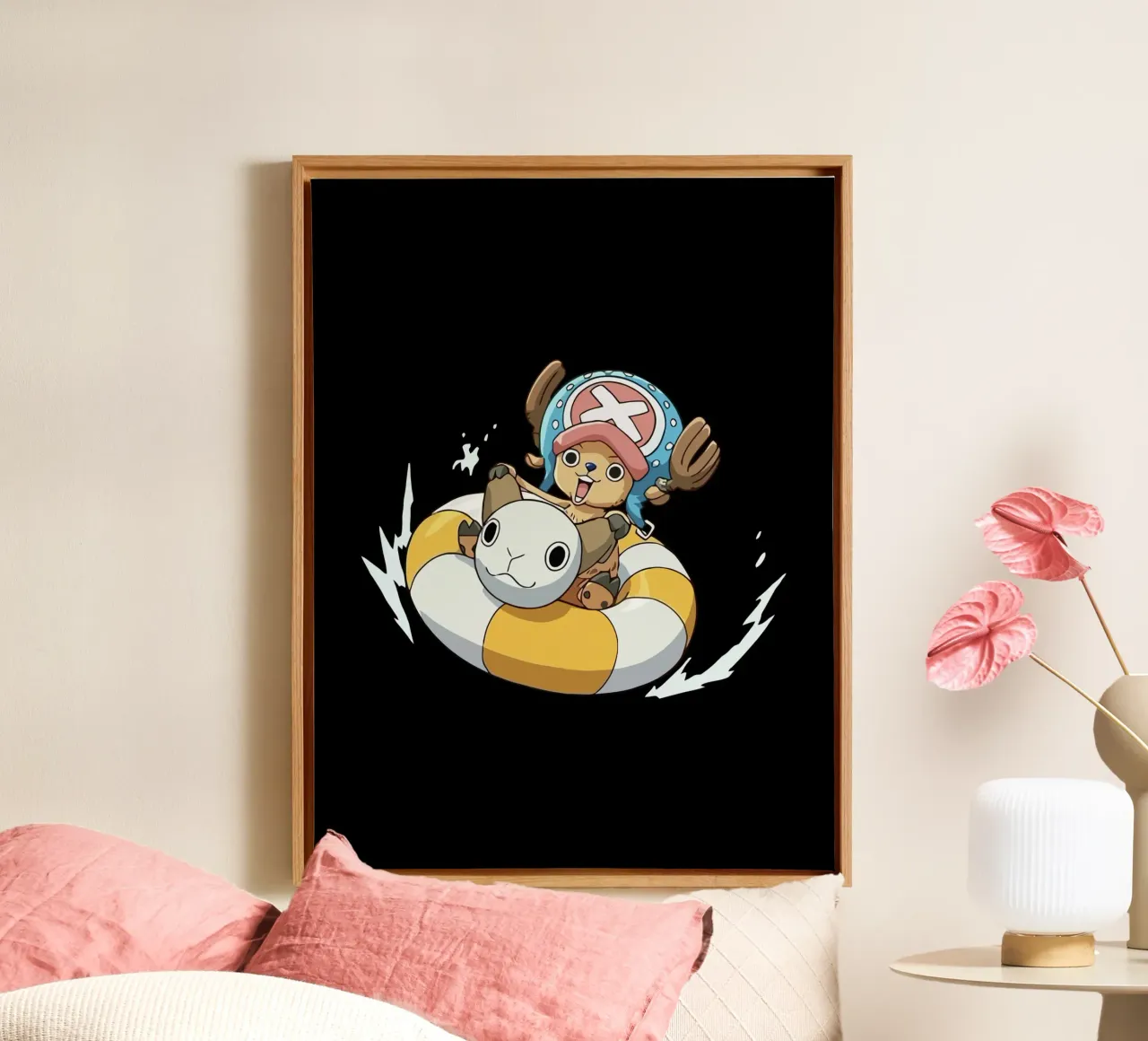 Tony Chopper One Piece tela con Cornice a cassetta da Dumery Art