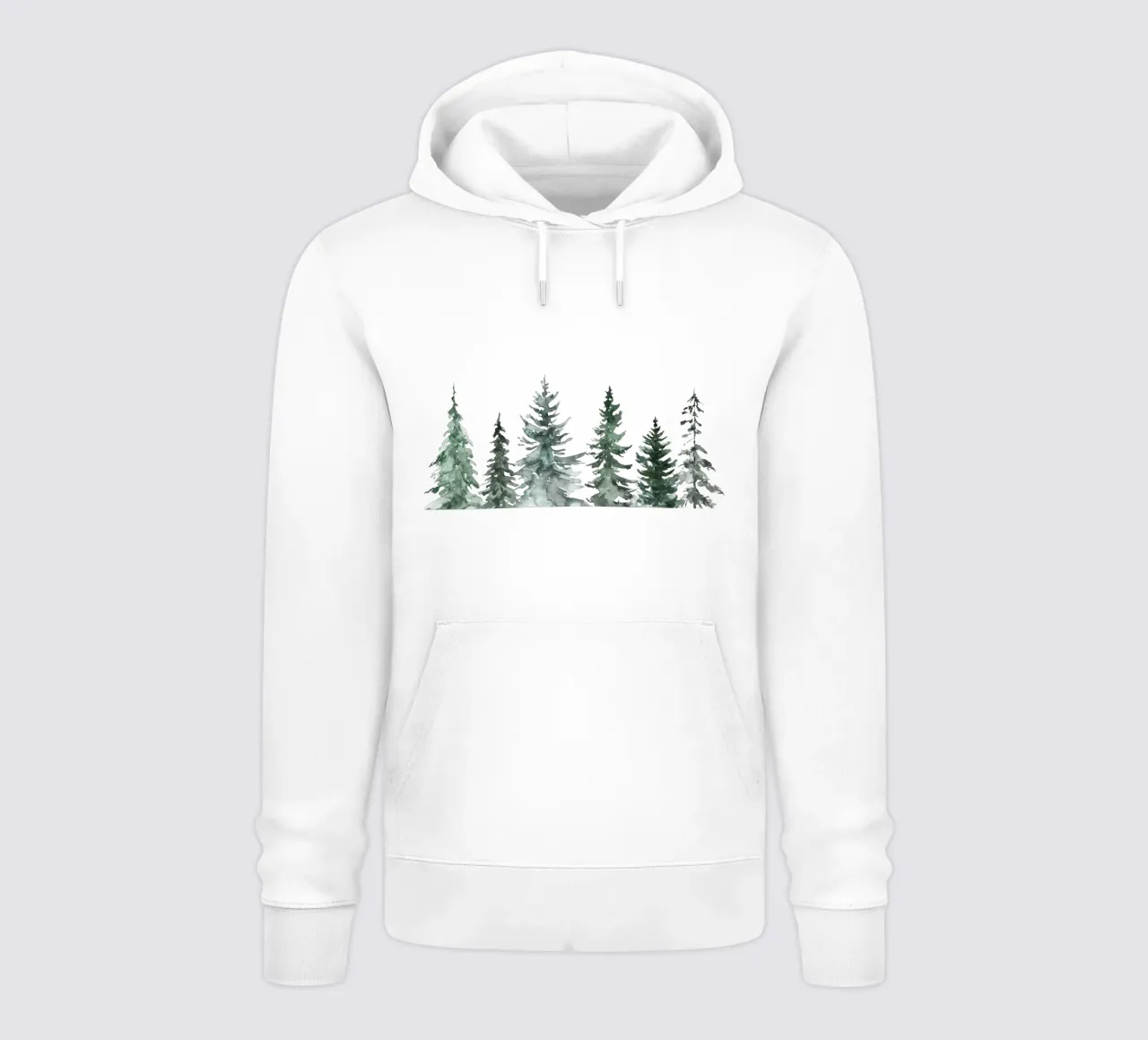 Winter Trees / MinimalIst Christmas Design felpa con cappuccio da Melty Shirts