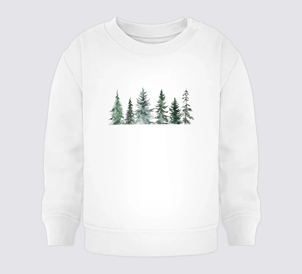 Winter Trees / MinimalIst Christmas Design felpa neonato da Melty Shirts