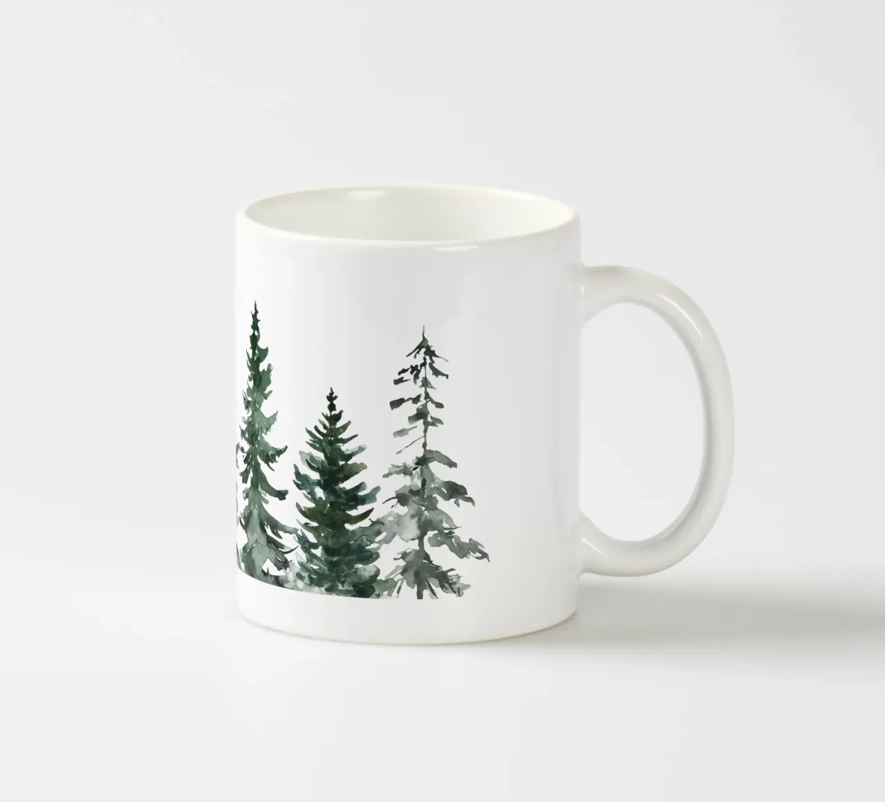 Winter Trees / MinimalIst Christmas Design tazza in ceramica da Melty Shirts