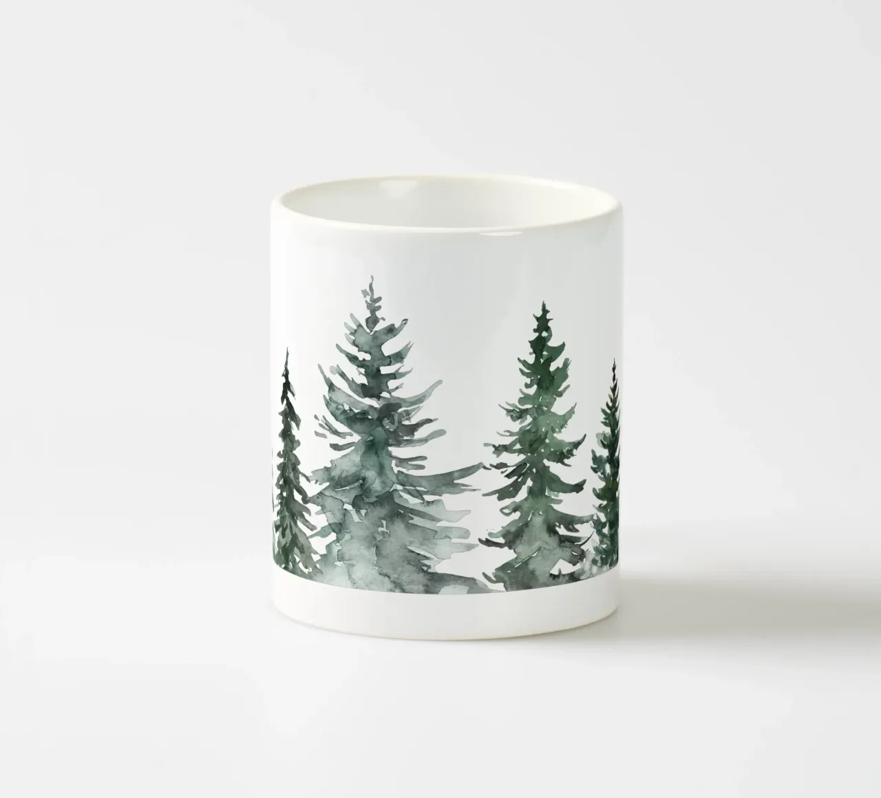 Winter Trees / MinimalIst Christmas Design tazza in ceramica da Melty Shirts
