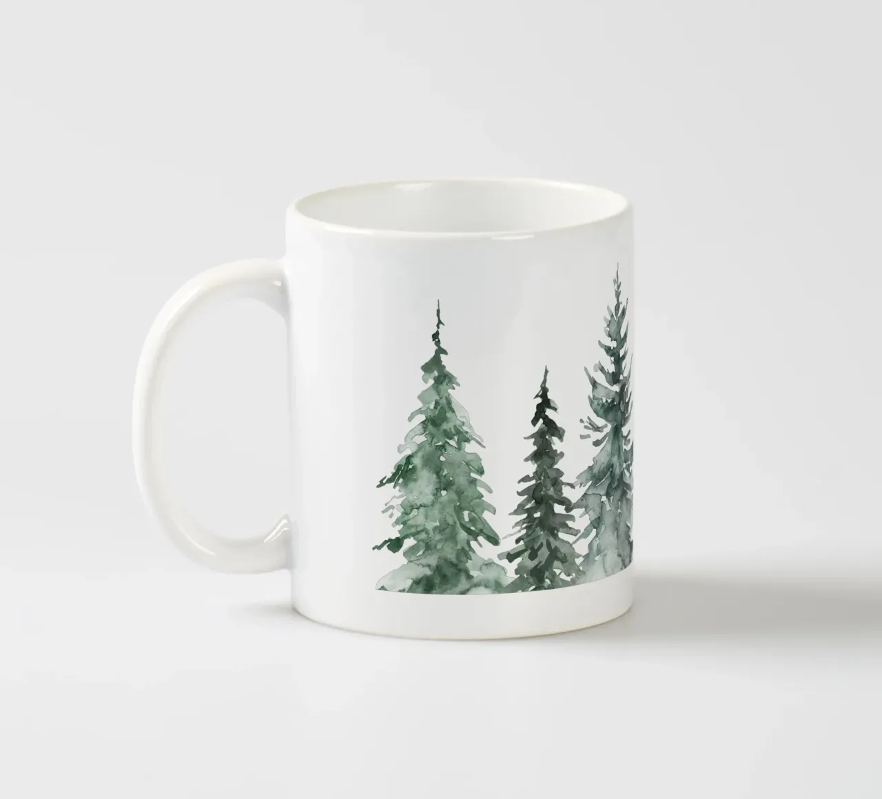Winter Trees / MinimalIst Christmas Design tazza in ceramica da Melty Shirts