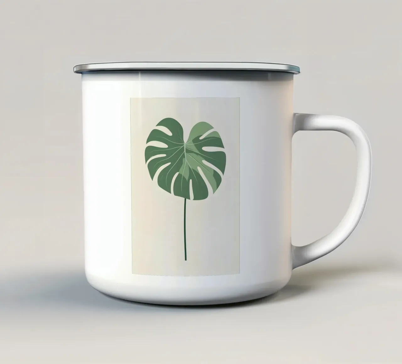 Monstera Classic - Pulito tazza in smalto da Botanical Gallery