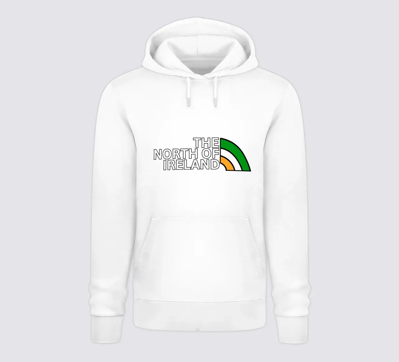 THE NORTH OF IRELAND - (best on dark background) felpa con cappuccio da Melty Shirts