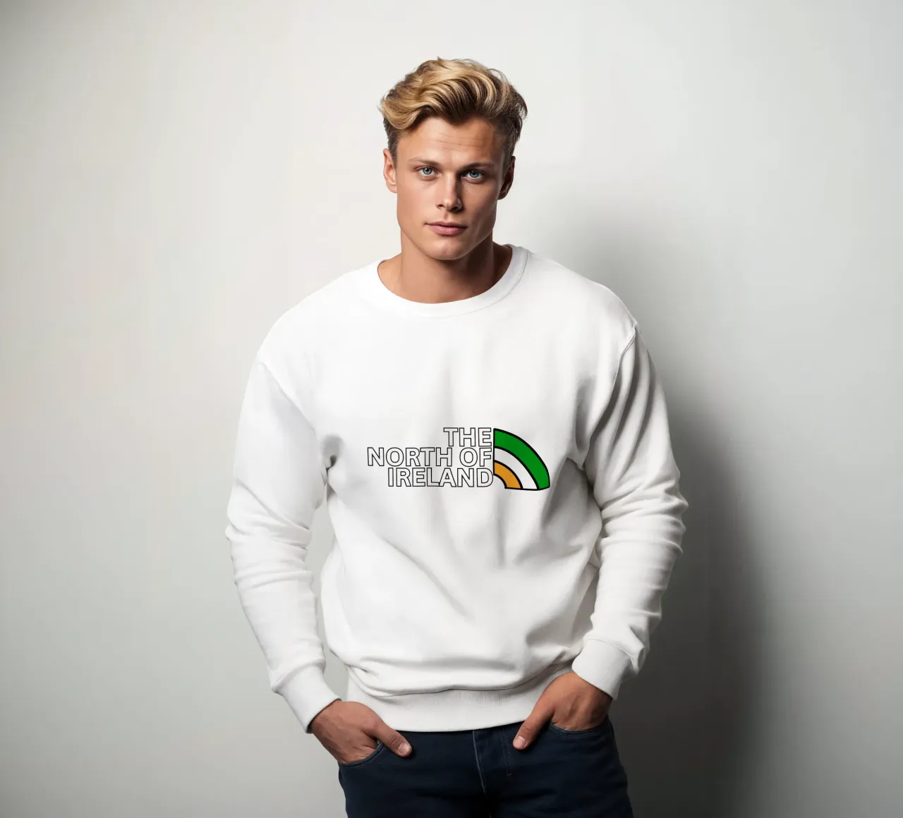 THE NORTH OF IRELAND - (best on dark background) felpa da Melty Shirts