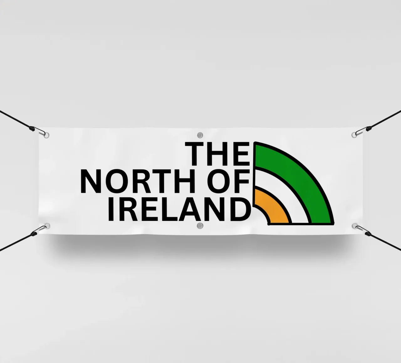 THE NORTH OF IRELAND - (best on light background) telo in pvc da Melty Shirts