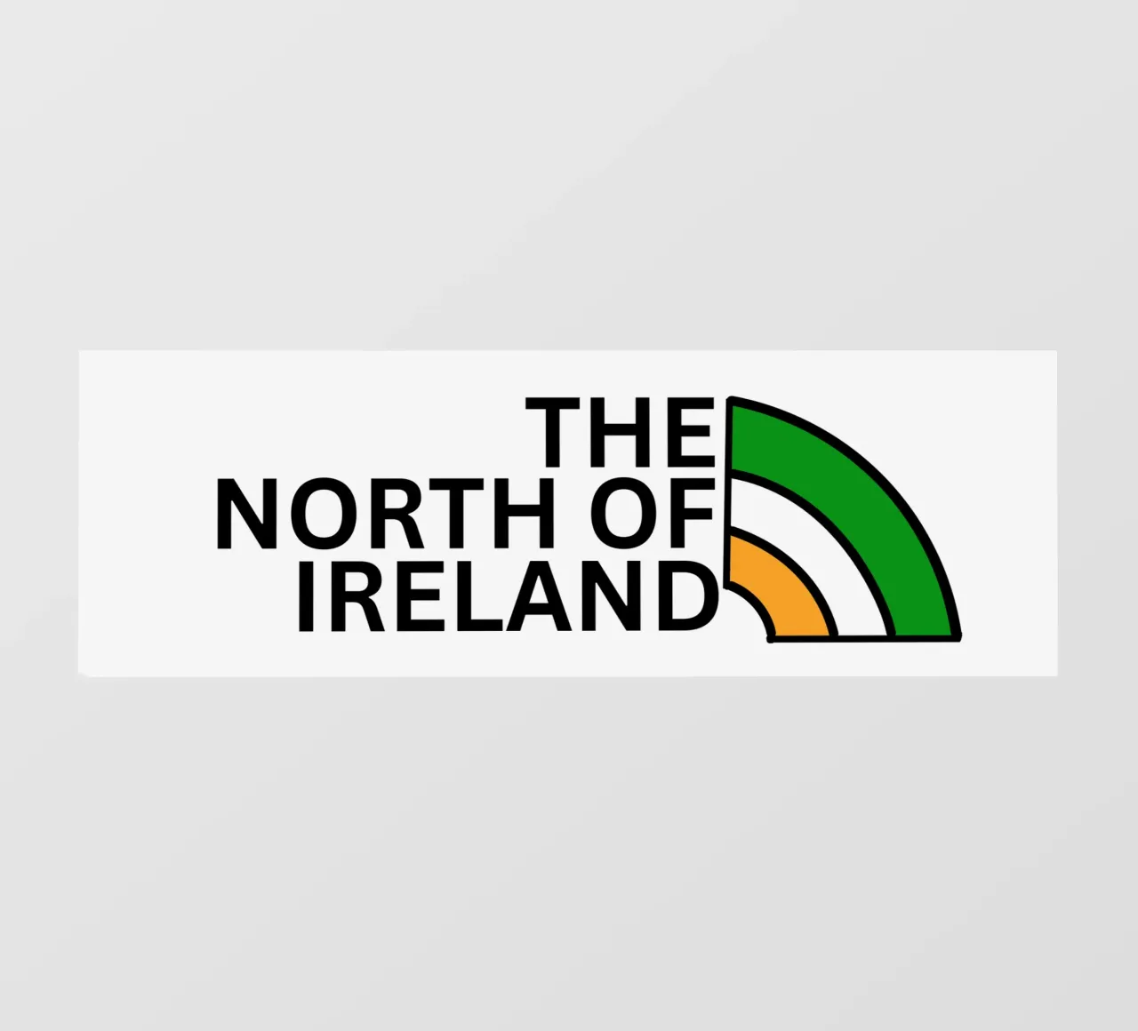 THE NORTH OF IRELAND - (best on light background) telo in pvc da Melty Shirts