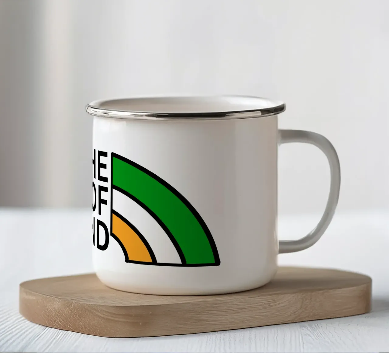 THE NORTH OF IRELAND - (best on light background) tazza in smalto da Melty Shirts