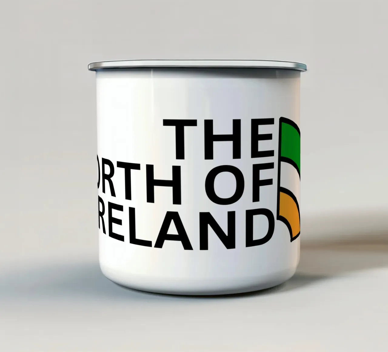 THE NORTH OF IRELAND - (best on light background) tazza in smalto da Melty Shirts