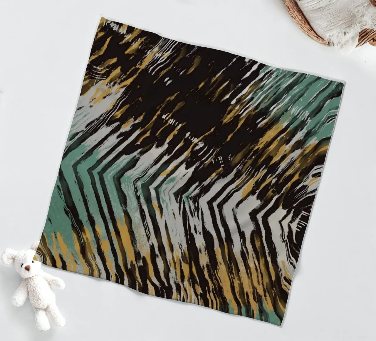 Ripple abstract coperta in pile da Little Dean