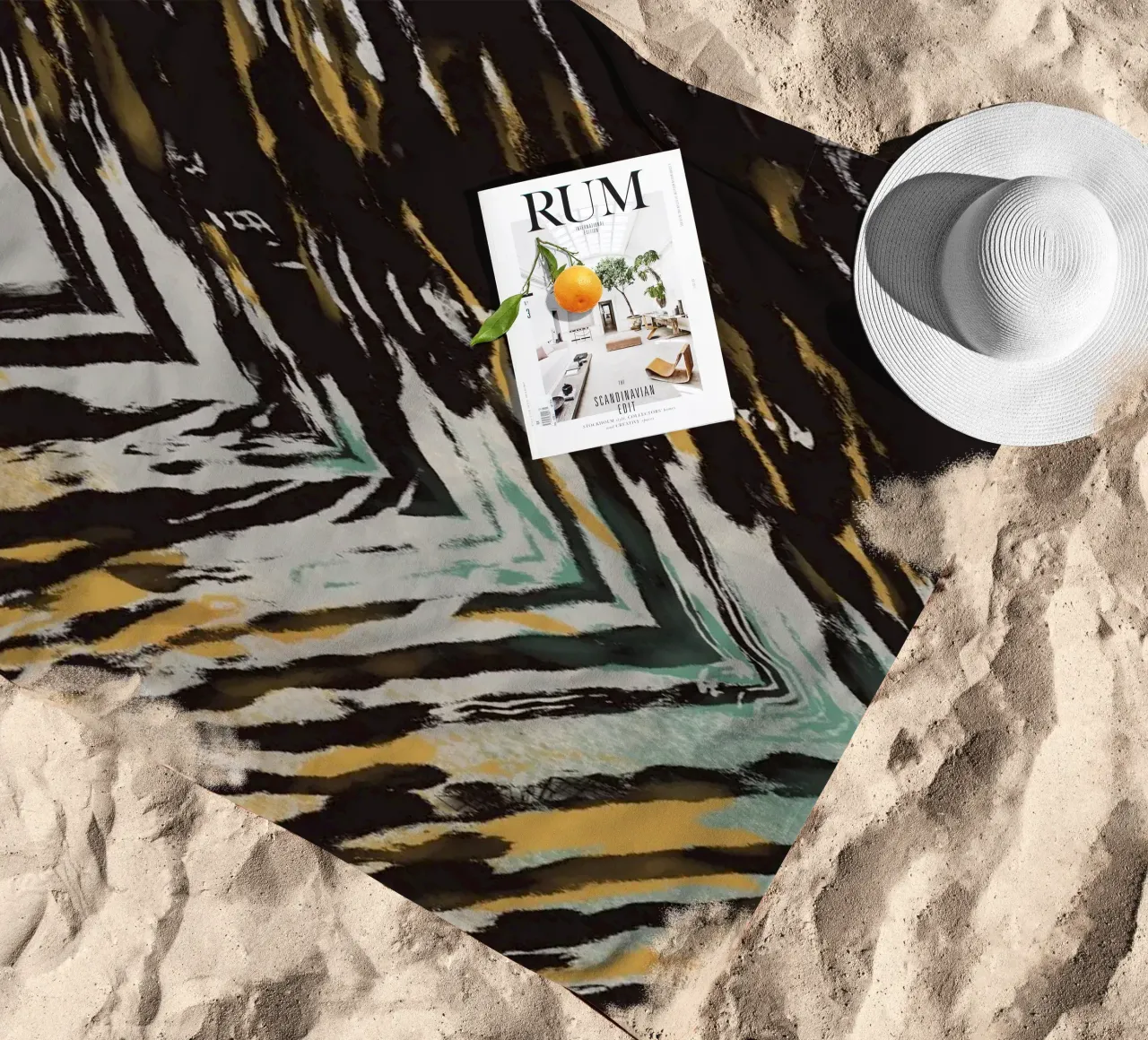 Ripple abstract telo mare da Little Dean