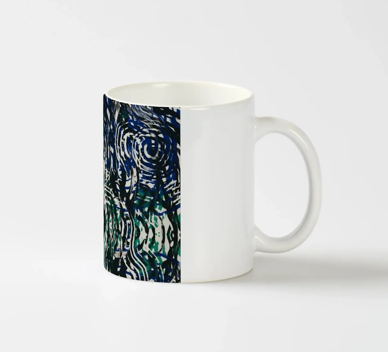 Ripple abstract 02 tazza in ceramica da Little Dean