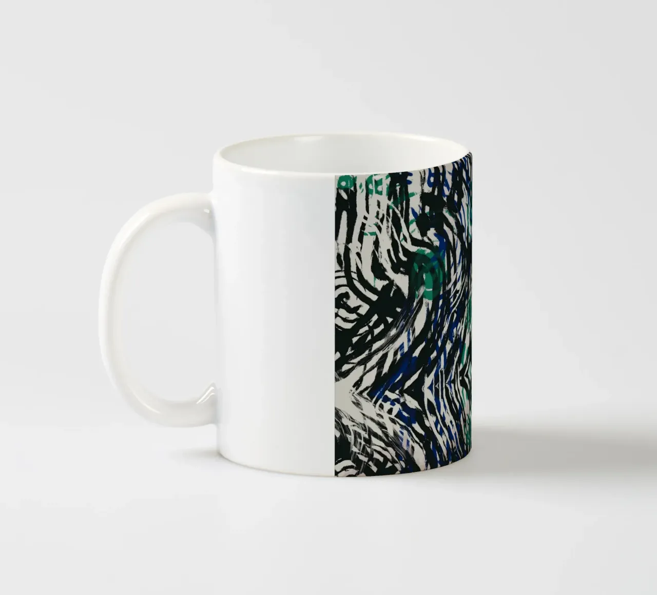 Ripple abstract 02 tazza in ceramica da Little Dean