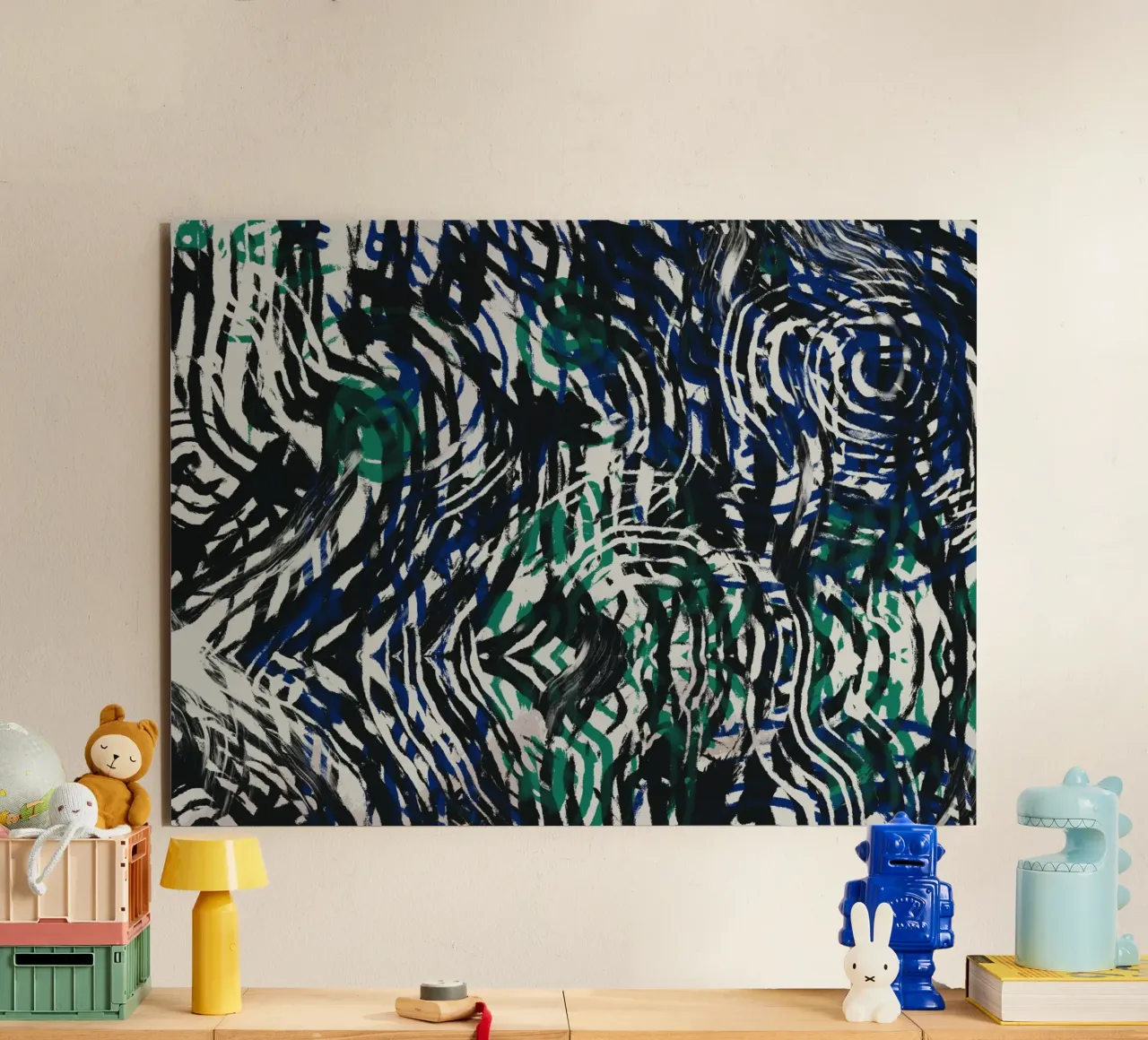 Ripple abstract 02 alluminio dibond da Little Dean