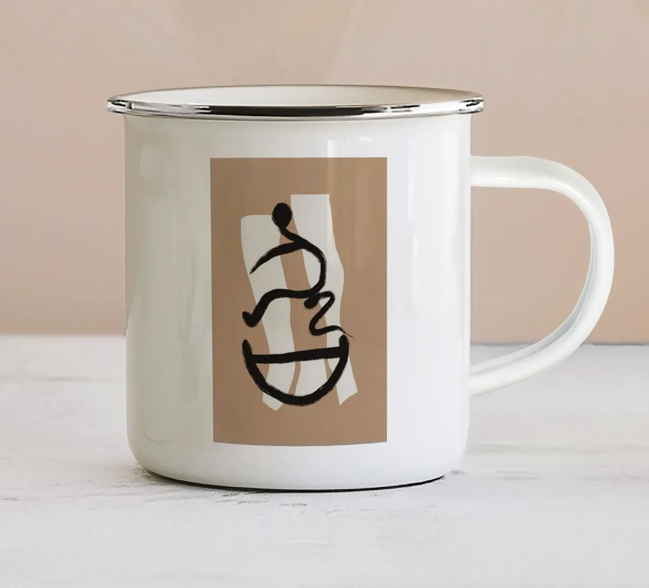 Totem tazza in smalto da Little Dean