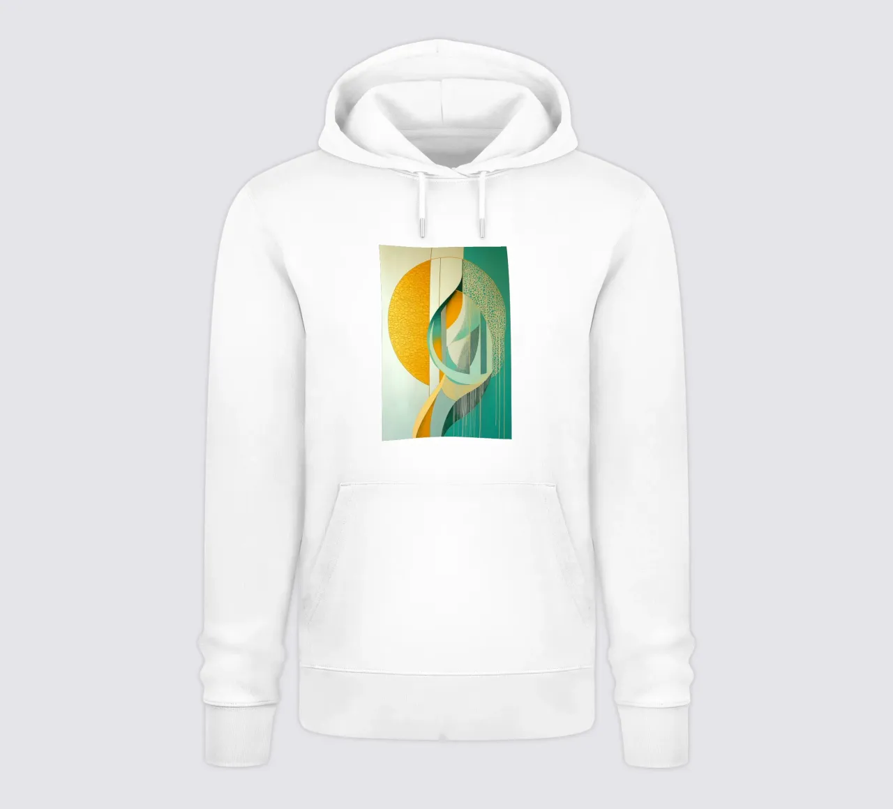 Astratto organico felpa con cappuccio da Imagine