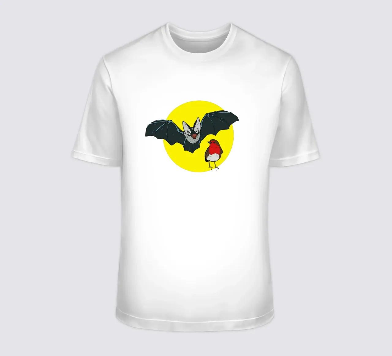 Flying Bat and a Robin t-shirt da Melty Shirts