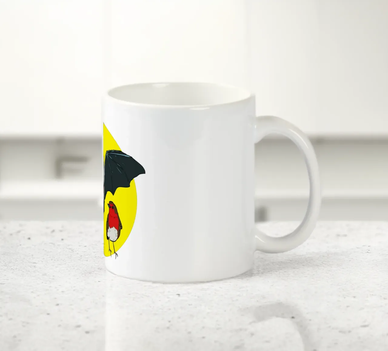 Flying Bat and a Robin tazza in ceramica da Melty Shirts