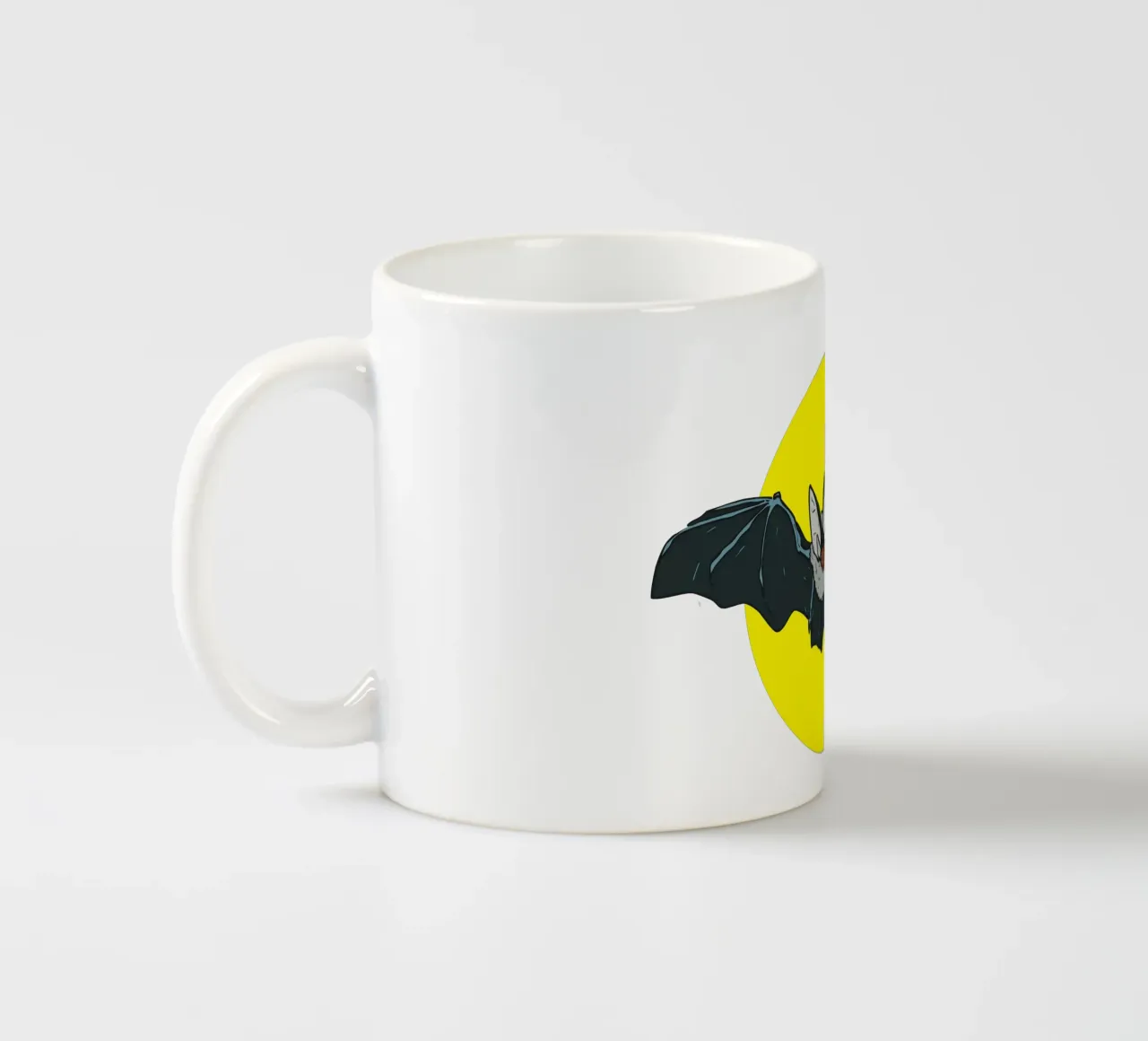 Flying Bat and a Robin tazza in ceramica da Melty Shirts
