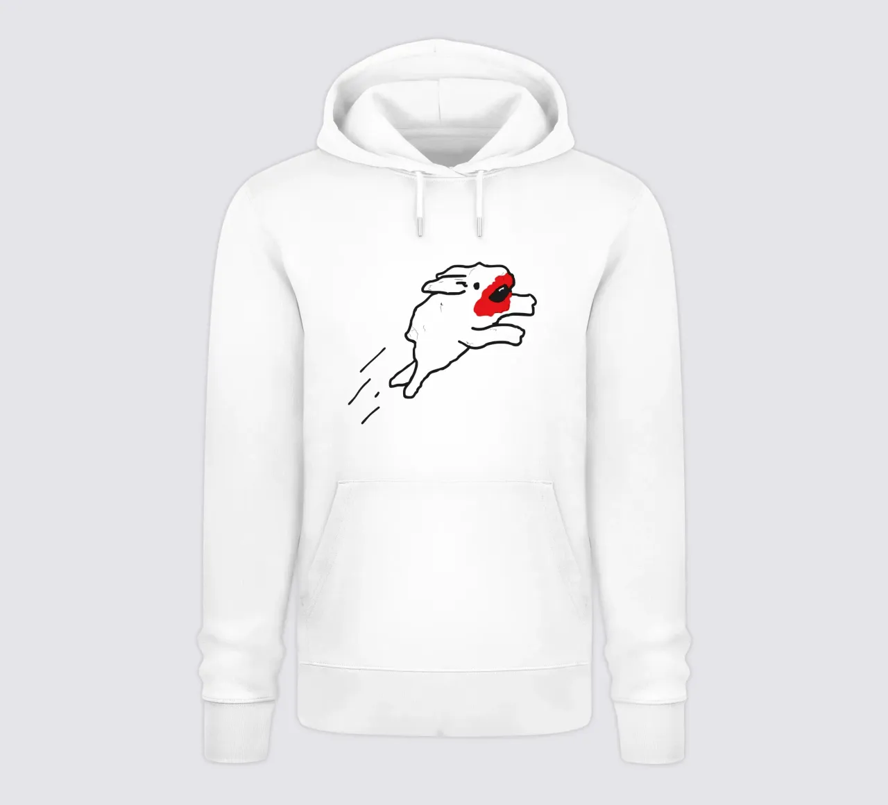 The Killer Rabbit of Caerbannog felpa con cappuccio da Melty Shirts