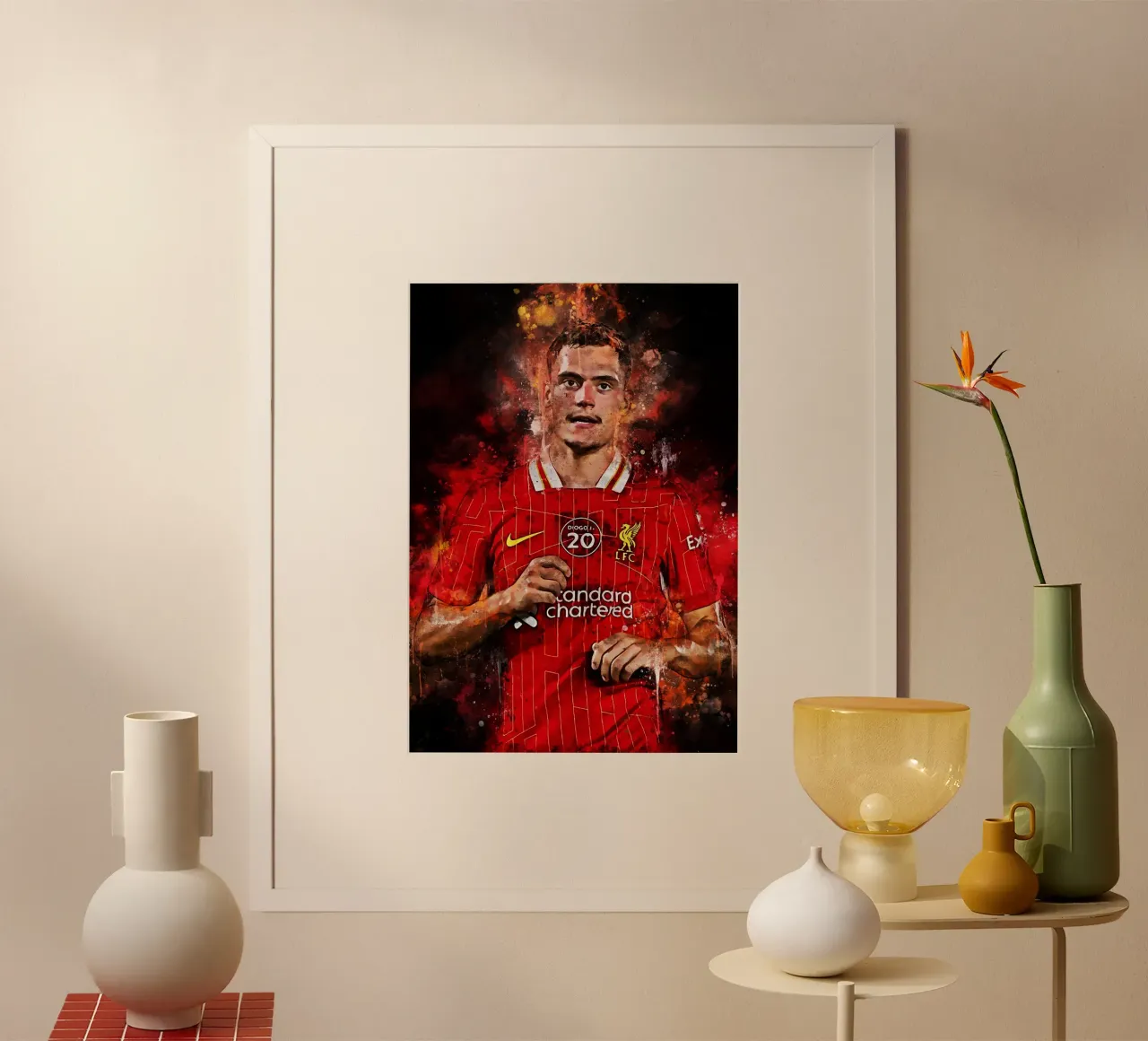 Florian Wirtz poster con telaio in plastica da MasterInkArt