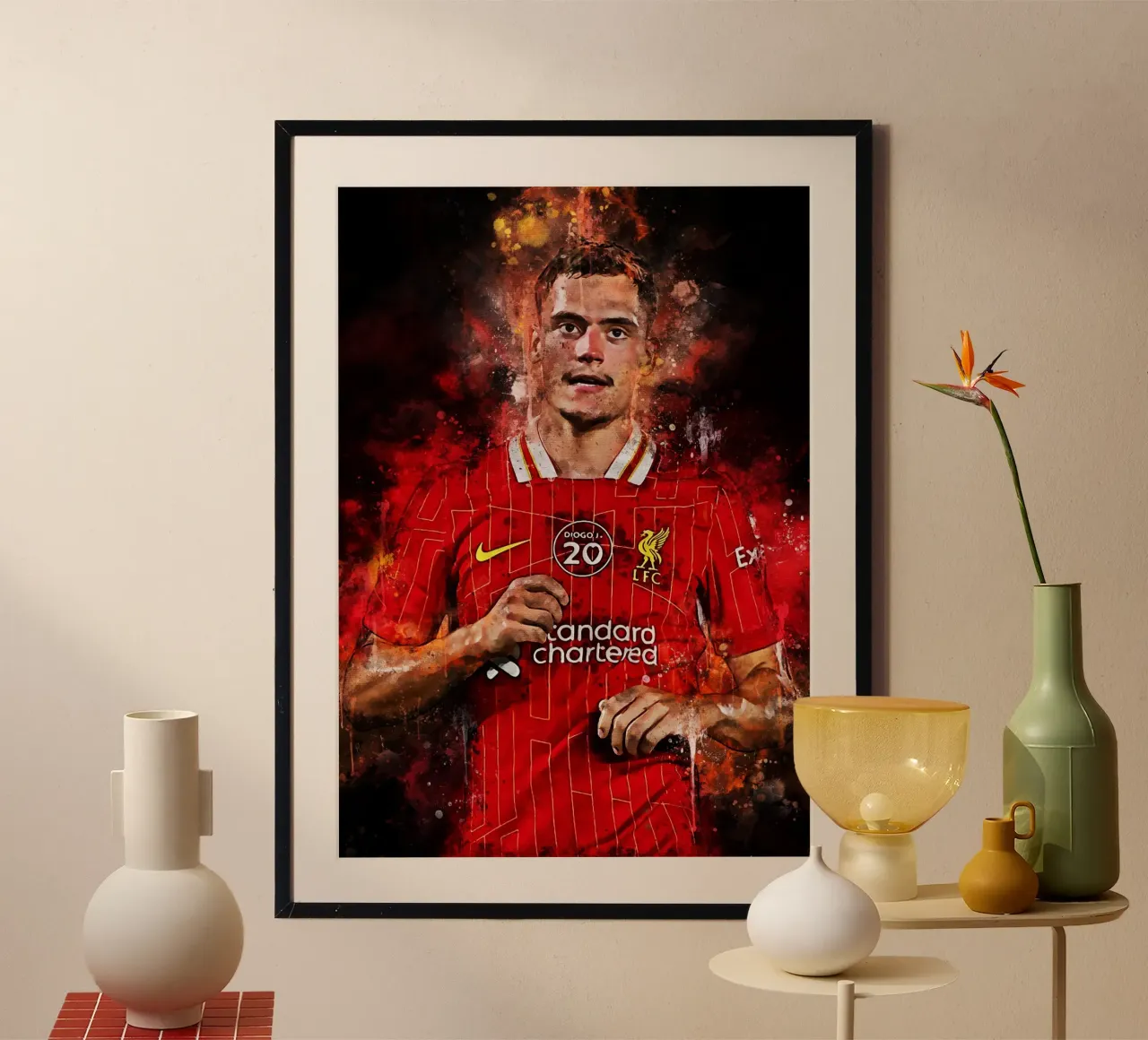 Florian Wirtz poster con telaio in plastica da MasterInkArt