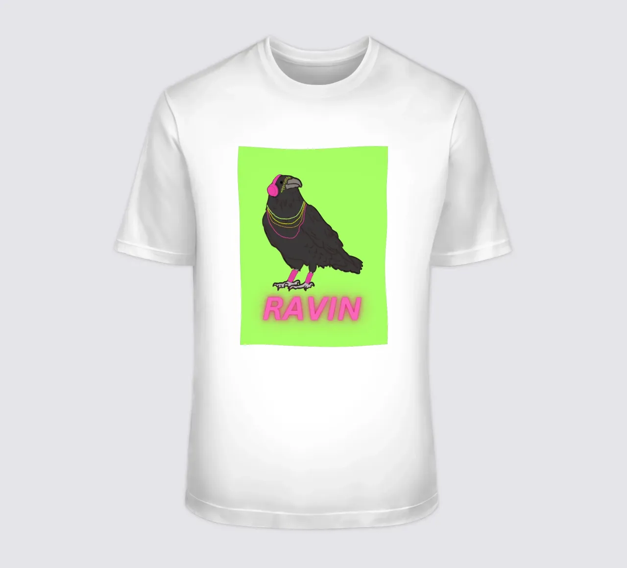 Ravin' Raven T-Shirt von Melty Shirts