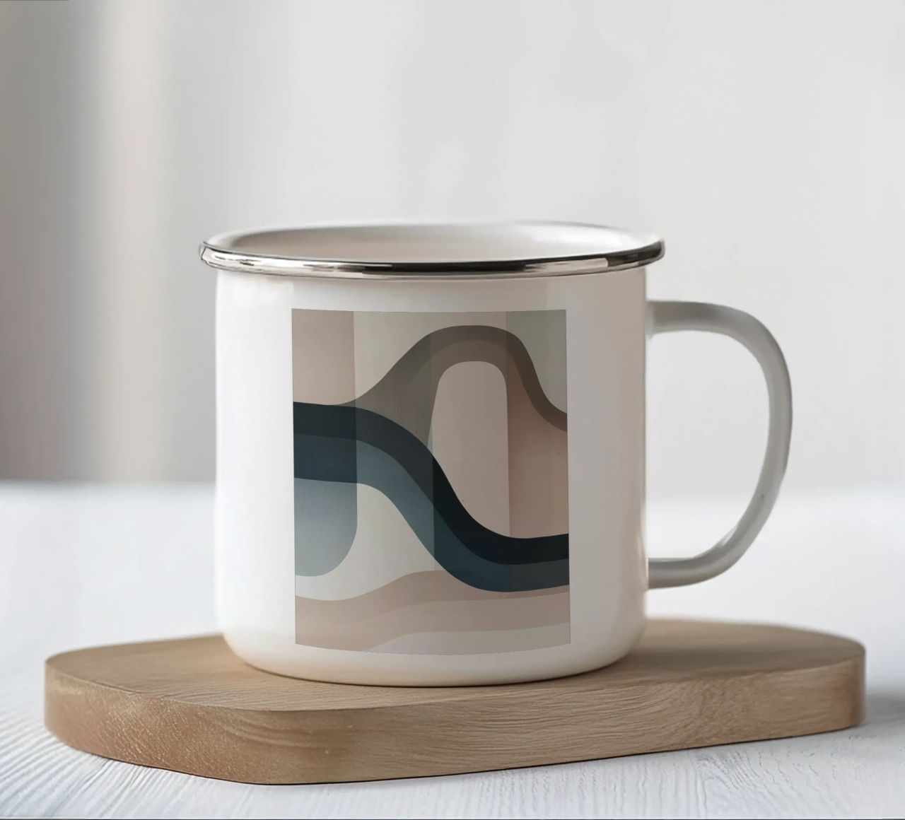 Forme astratte tazza in smalto da Imagine